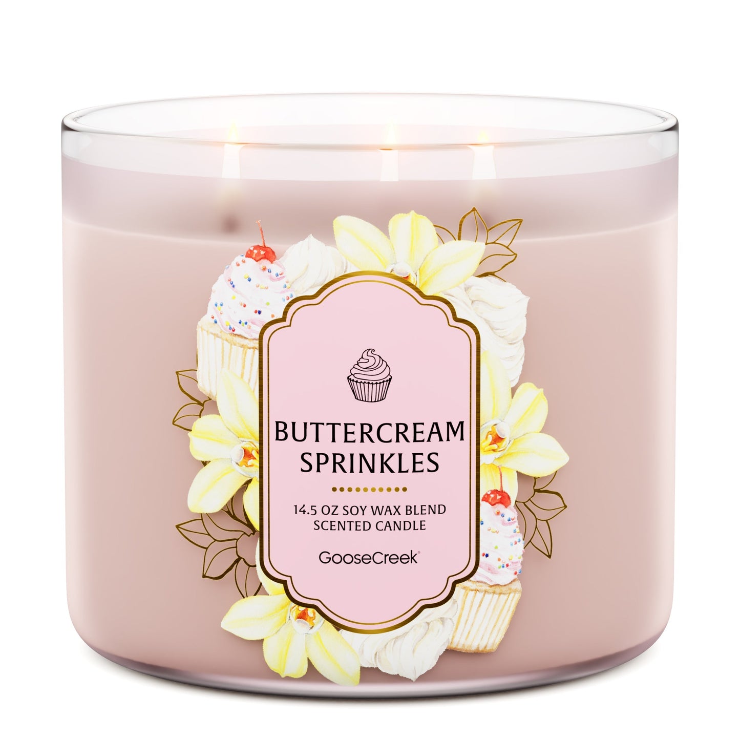 Buttercream Sprinkles 3-Wick Candle