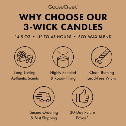 Cinnamon Bun Icing 3-Wick Candle