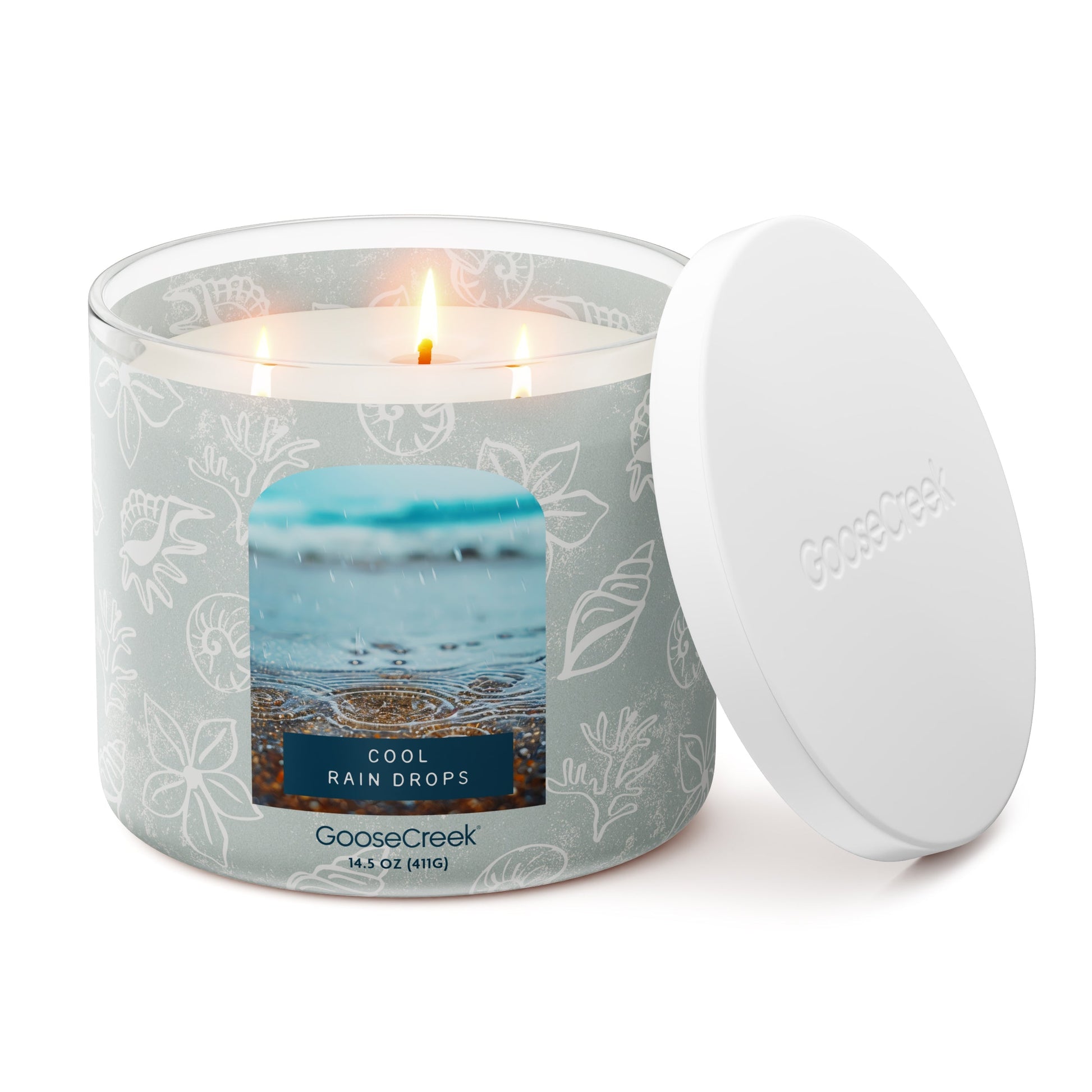 Cool Rain Drops 3-Wick Candle
