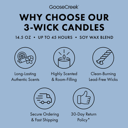 Cotton Vanilla Breeze 3-Wick Candle
