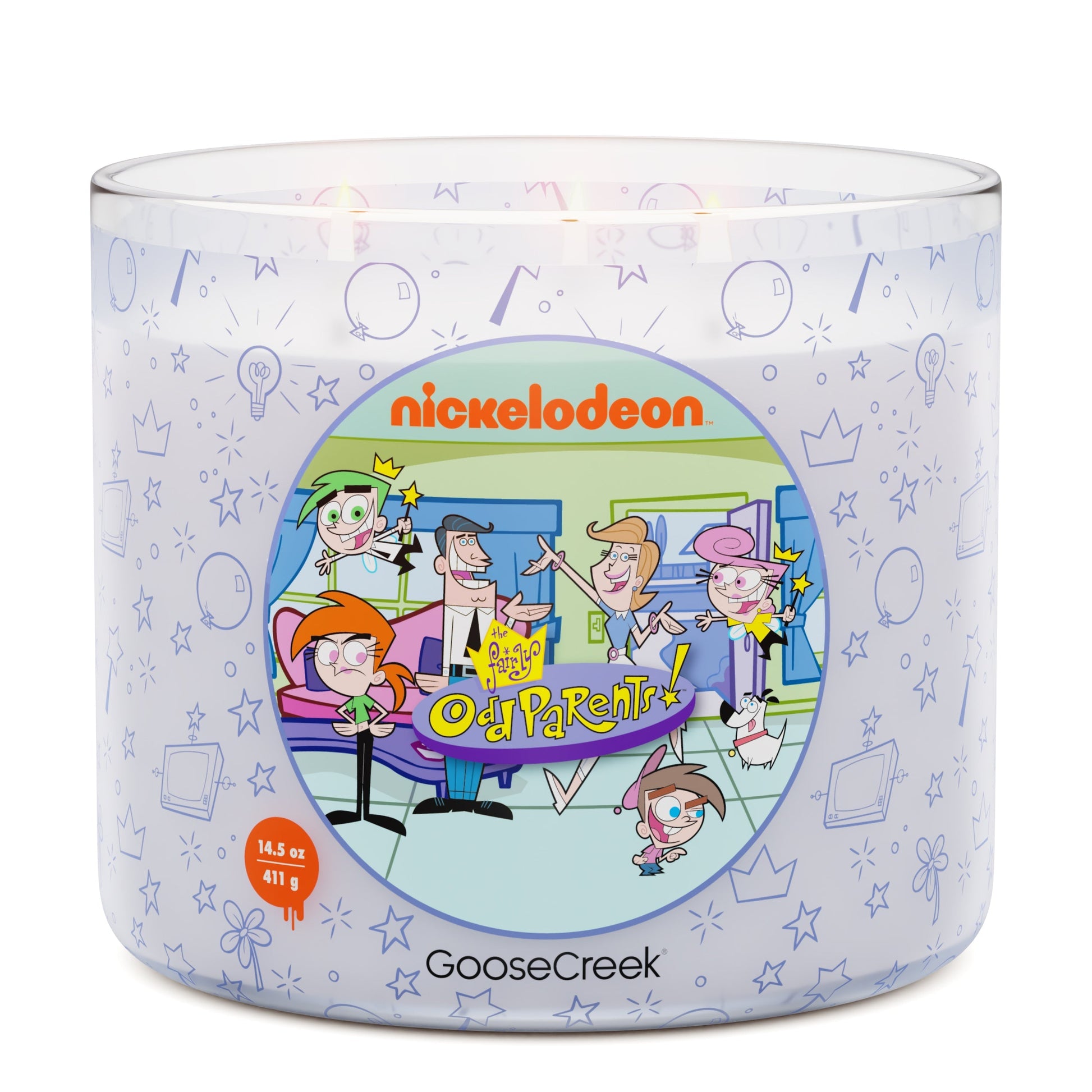 Fairly Odd Parents Nickelodeon 3-Wick Candle