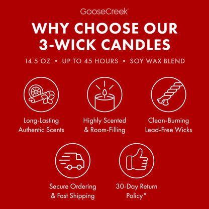 Fresh Orchard Apple 3-Wick Candle