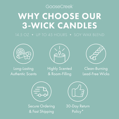 Island Cotton 3-Wick Candle