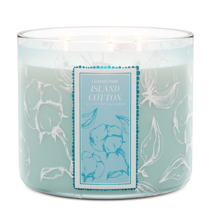 Island Cotton 3-Wick Candle