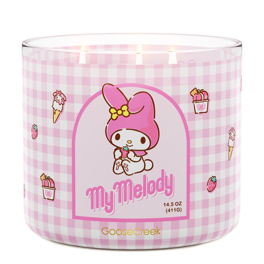 My Melody Hello Kitty 3-Wick Candle
