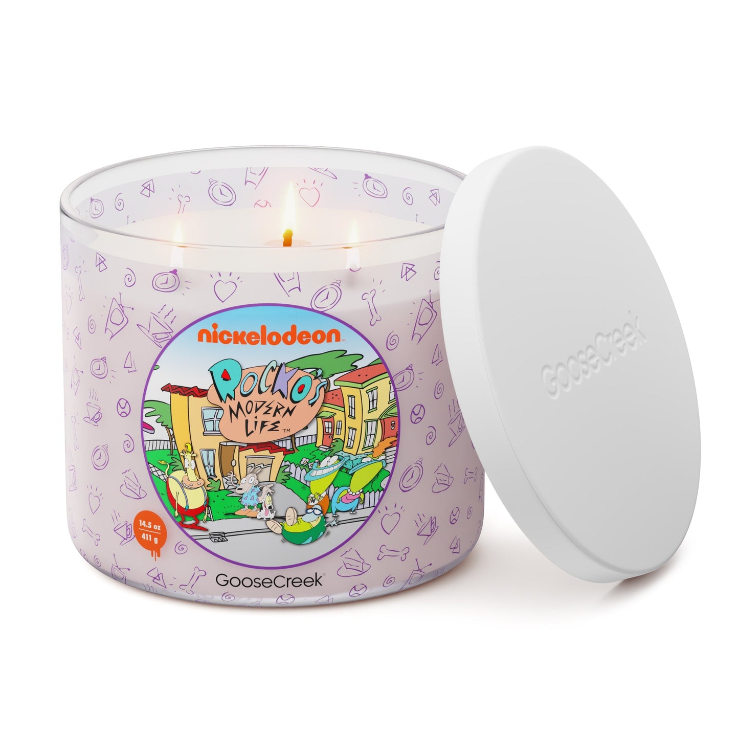 Rocko's Modern Life Nickelodeon 3-Wick Candle